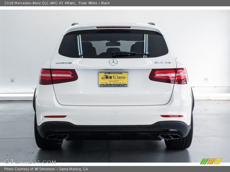 Polar White / Black 2018 Mercedes-Benz GLC AMG 43 4Matic