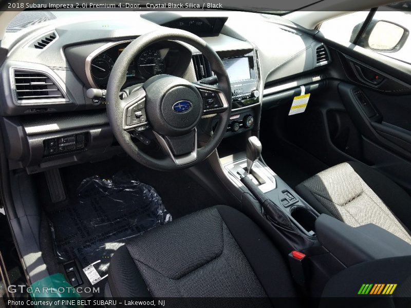 Crystal Black Silica / Black 2018 Subaru Impreza 2.0i Premium 4-Door
