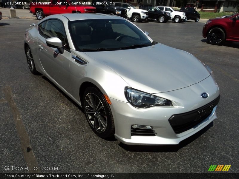 Sterling Silver Metallic / Black Cloth 2013 Subaru BRZ Premium