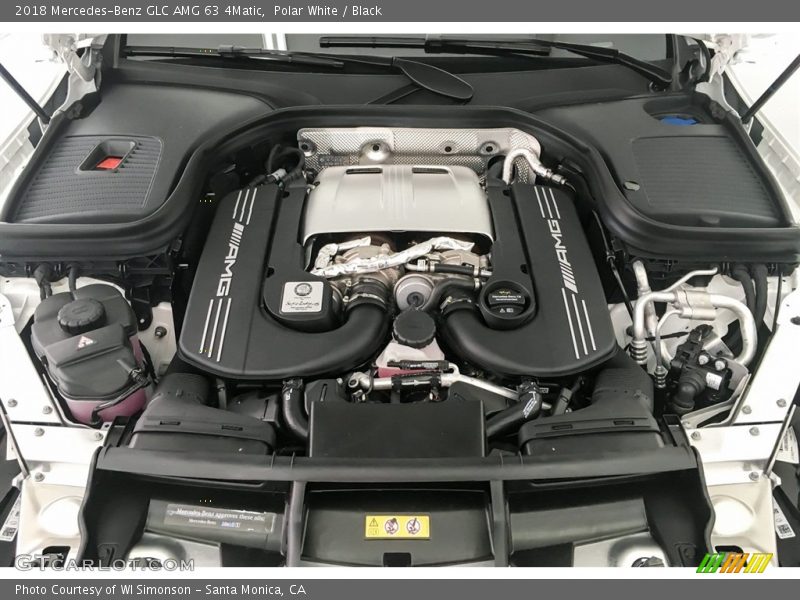  2018 GLC AMG 63 4Matic Engine - 4.0 Liter AMG biturbo DOHC 32-Valve VVT V8