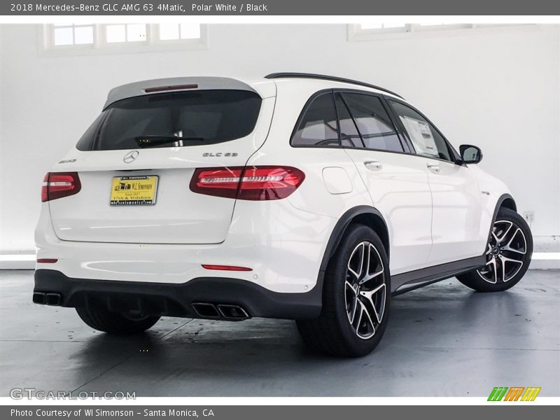 Polar White / Black 2018 Mercedes-Benz GLC AMG 63 4Matic