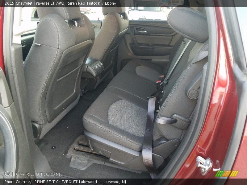 Siren Red Tintcoat / Ebony 2015 Chevrolet Traverse LT AWD