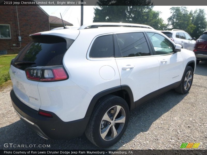 Bright White / Black 2019 Jeep Cherokee Limited 4x4