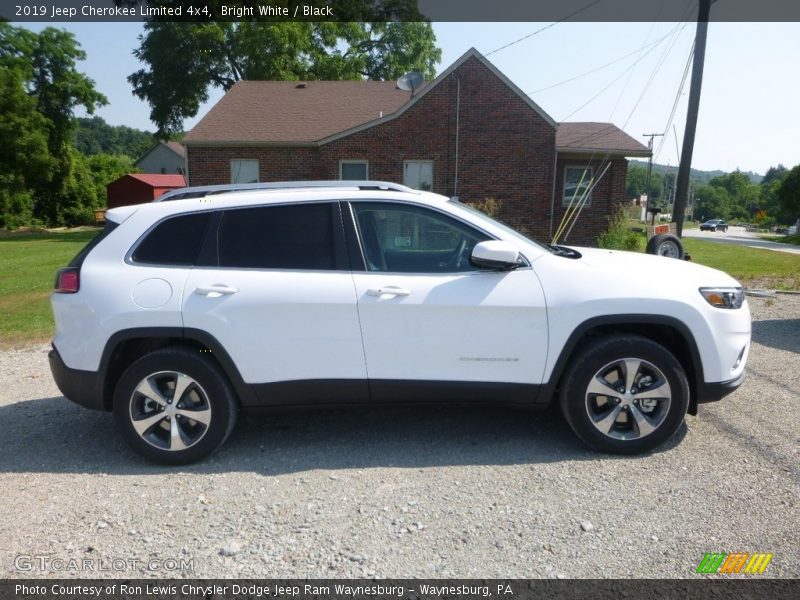 Bright White / Black 2019 Jeep Cherokee Limited 4x4