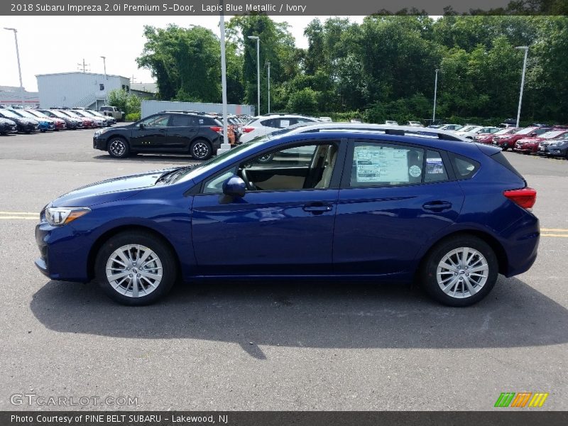 Lapis Blue Metallic / Ivory 2018 Subaru Impreza 2.0i Premium 5-Door