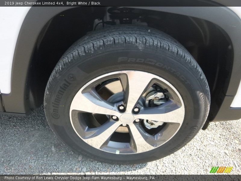 Bright White / Black 2019 Jeep Cherokee Limited 4x4