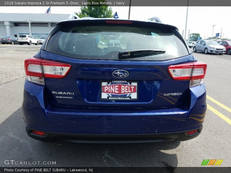 Lapis Blue Metallic / Ivory 2018 Subaru Impreza 2.0i Premium 5-Door