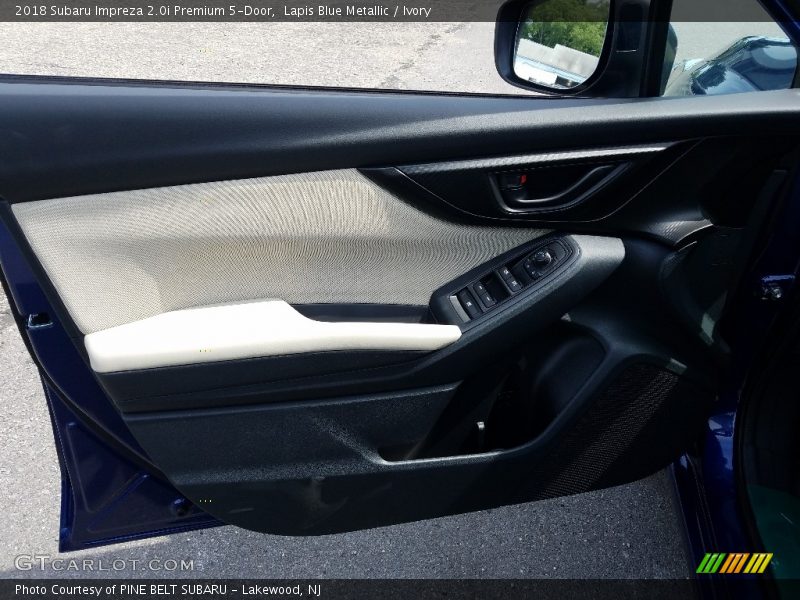Lapis Blue Metallic / Ivory 2018 Subaru Impreza 2.0i Premium 5-Door
