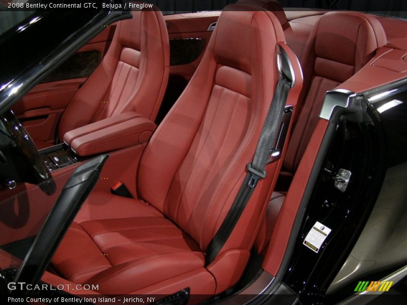 2008 Bentley Continental GTC, Beluga / Fireglow/Beluga/Burr Walnut, Seats - 2008 Bentley Continental GTC 