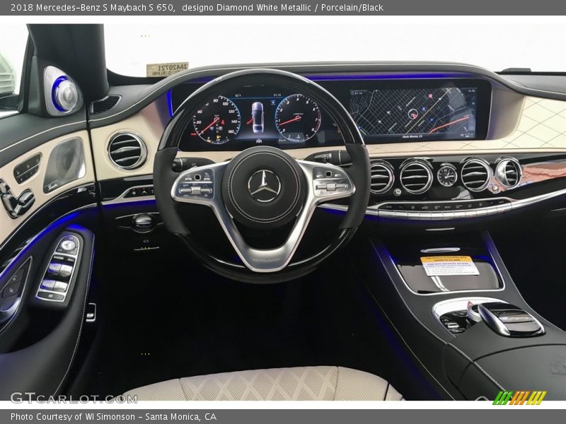 Dashboard of 2018 S Maybach S 650