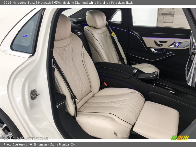 Rear Seat of 2018 S Maybach S 650