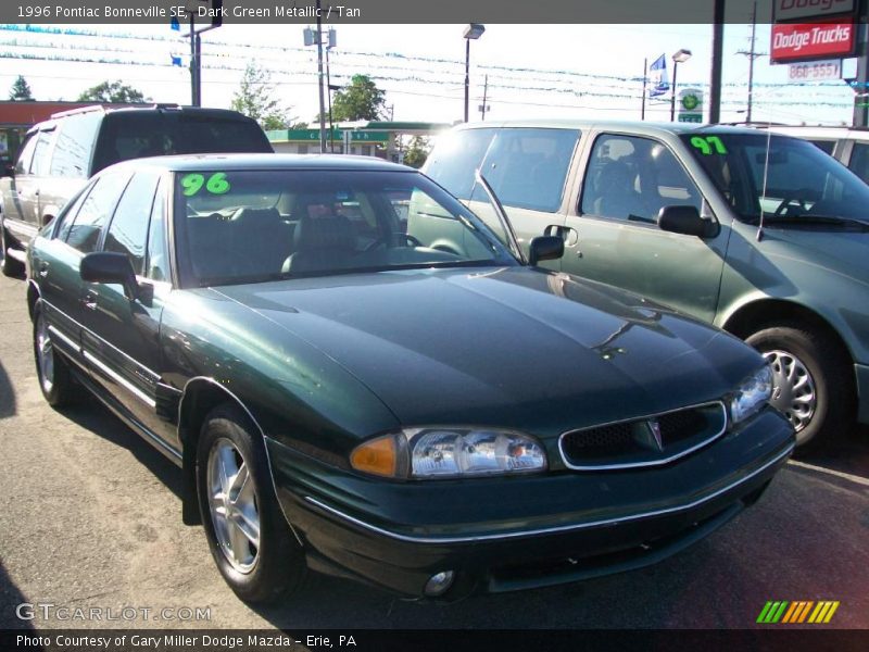Dark Green Metallic / Tan 1996 Pontiac Bonneville SE