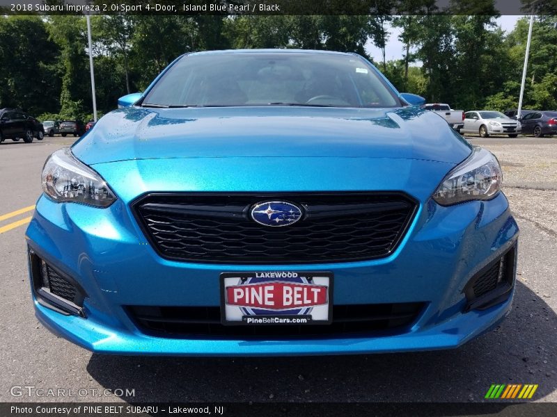 Island Blue Pearl / Black 2018 Subaru Impreza 2.0i Sport 4-Door