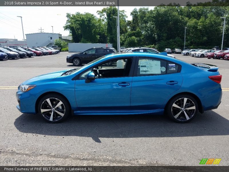 Island Blue Pearl / Black 2018 Subaru Impreza 2.0i Sport 4-Door