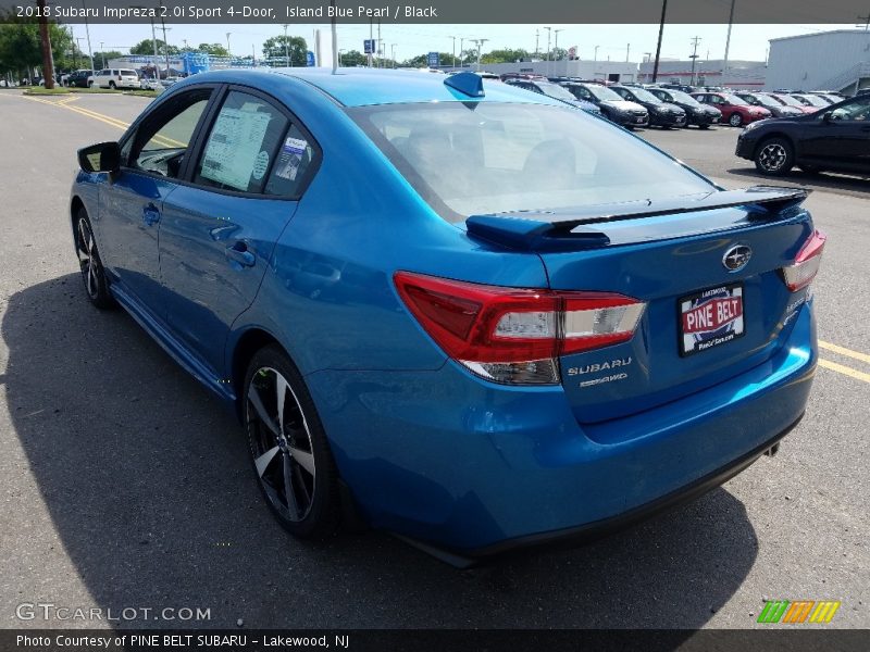 Island Blue Pearl / Black 2018 Subaru Impreza 2.0i Sport 4-Door