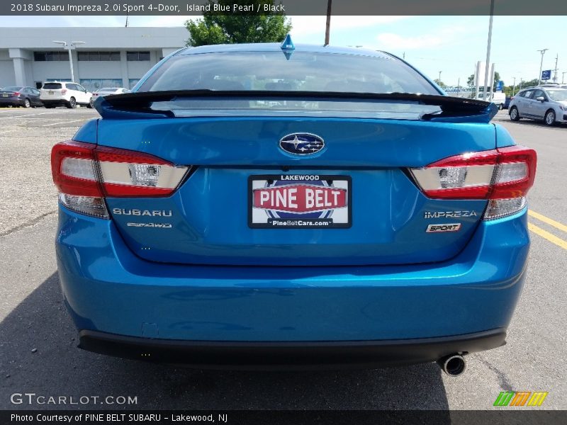 Island Blue Pearl / Black 2018 Subaru Impreza 2.0i Sport 4-Door
