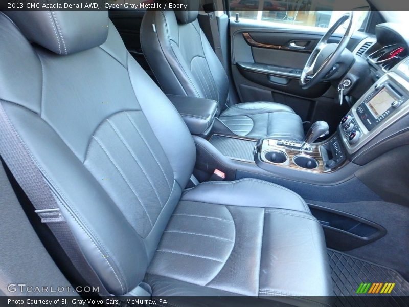 Cyber Gray Metallic / Ebony 2013 GMC Acadia Denali AWD