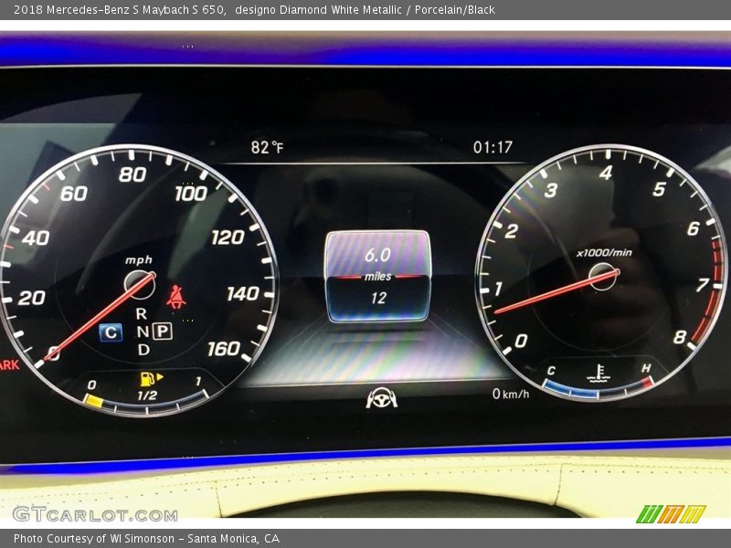  2018 S Maybach S 650 Maybach S 650 Gauges