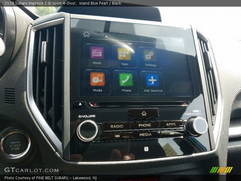 Island Blue Pearl / Black 2018 Subaru Impreza 2.0i Sport 4-Door