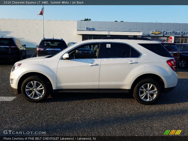 Summit White / Jet Black 2016 Chevrolet Equinox LT AWD