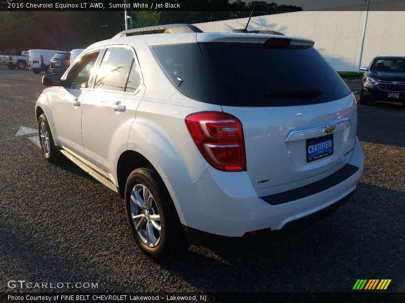 Summit White / Jet Black 2016 Chevrolet Equinox LT AWD