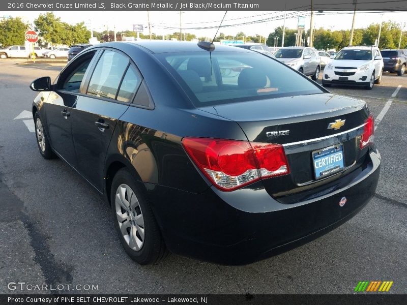 Black Granite Metallic / Jet Black/Medium Titanium 2016 Chevrolet Cruze Limited LS