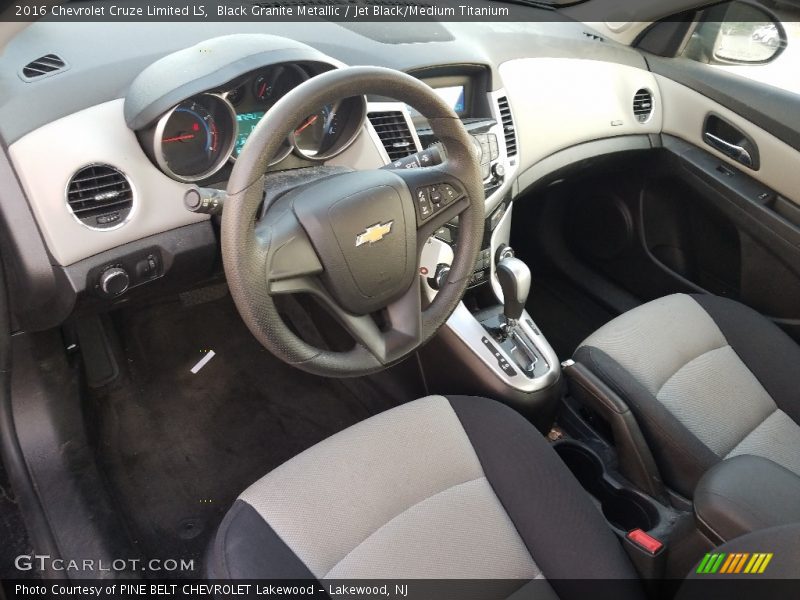 Black Granite Metallic / Jet Black/Medium Titanium 2016 Chevrolet Cruze Limited LS