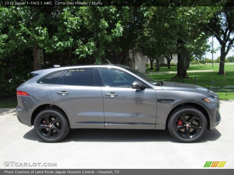 Corris Grey Metallic / Ebony 2018 Jaguar F-PACE S AWD