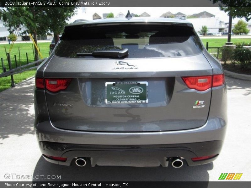 Corris Grey Metallic / Ebony 2018 Jaguar F-PACE S AWD