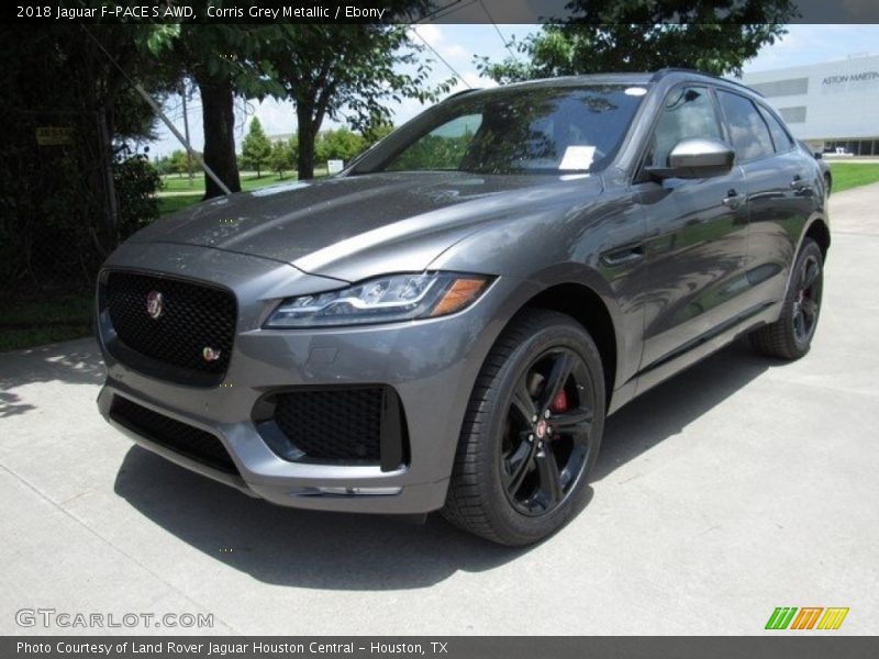 Corris Grey Metallic / Ebony 2018 Jaguar F-PACE S AWD