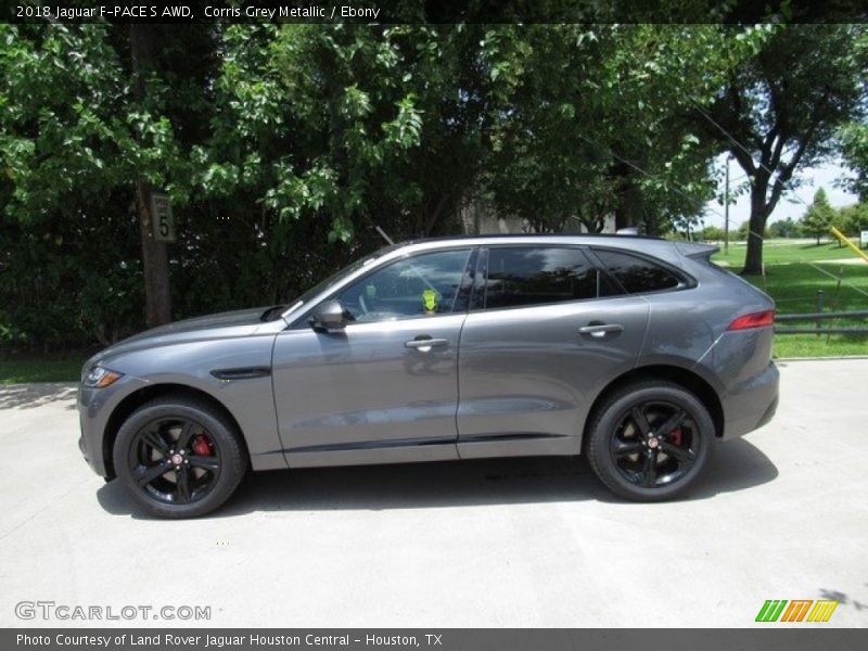 Corris Grey Metallic / Ebony 2018 Jaguar F-PACE S AWD