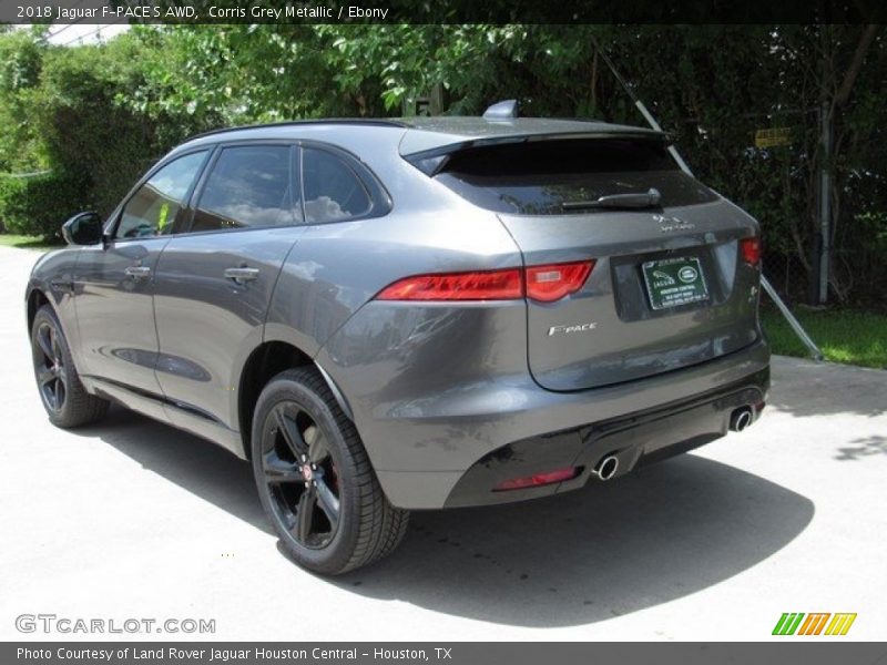 Corris Grey Metallic / Ebony 2018 Jaguar F-PACE S AWD