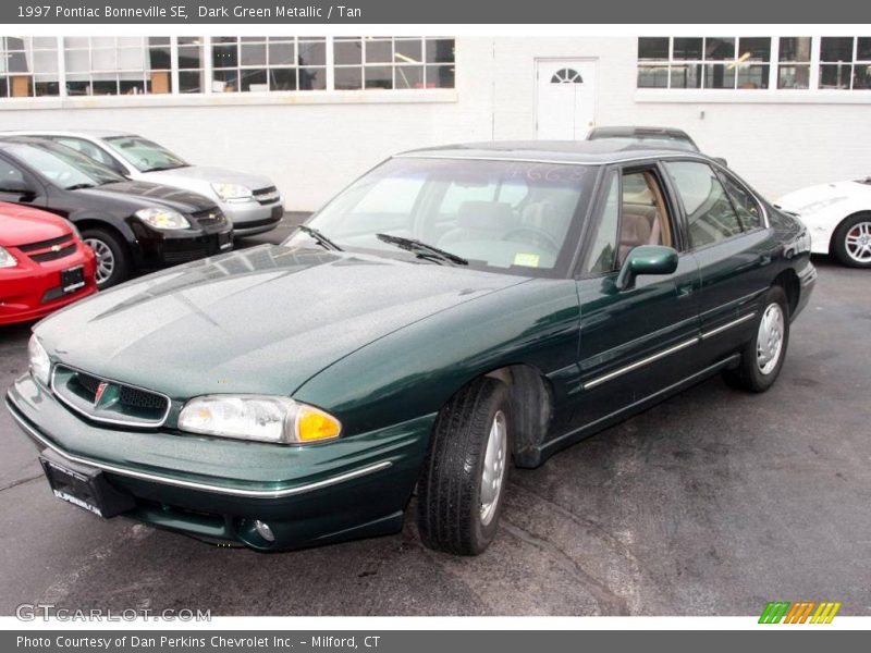 Dark Green Metallic / Tan 1997 Pontiac Bonneville SE