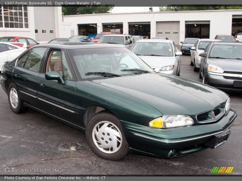 Dark Green Metallic / Tan 1997 Pontiac Bonneville SE