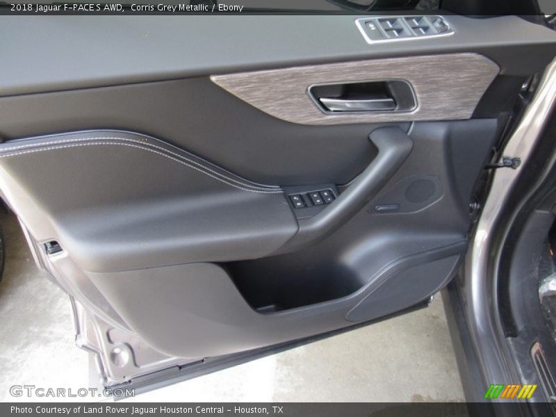 Corris Grey Metallic / Ebony 2018 Jaguar F-PACE S AWD