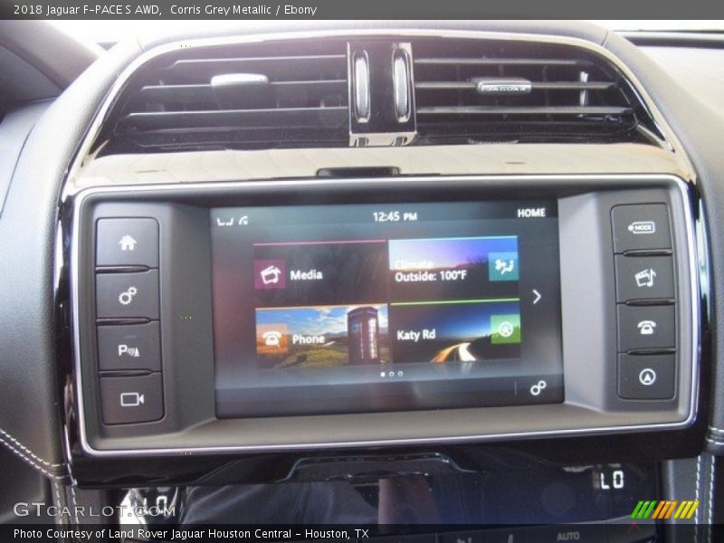 Corris Grey Metallic / Ebony 2018 Jaguar F-PACE S AWD