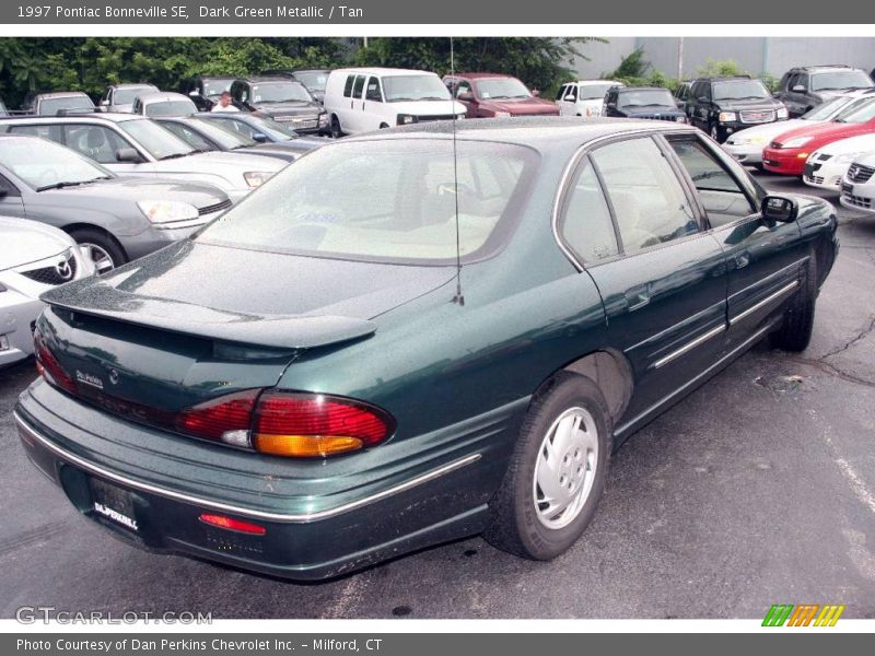 Dark Green Metallic / Tan 1997 Pontiac Bonneville SE