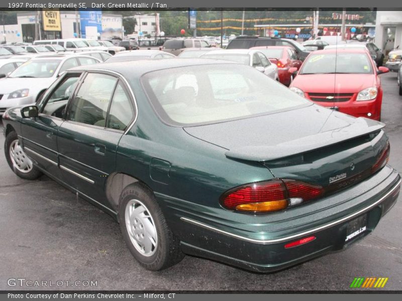Dark Green Metallic / Tan 1997 Pontiac Bonneville SE