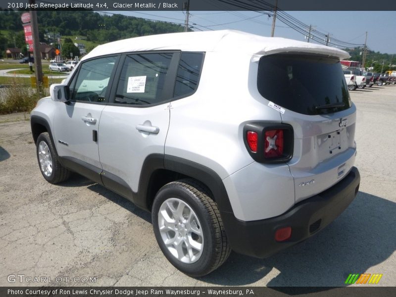 Glacier Metallic / Black 2018 Jeep Renegade Latitude 4x4