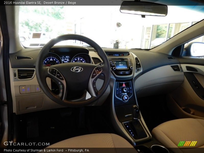 Desert Bronze / Beige 2016 Hyundai Elantra SE