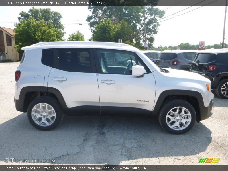 Glacier Metallic / Black 2018 Jeep Renegade Latitude 4x4