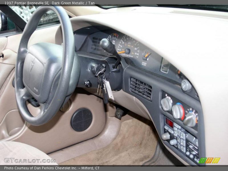 Dark Green Metallic / Tan 1997 Pontiac Bonneville SE