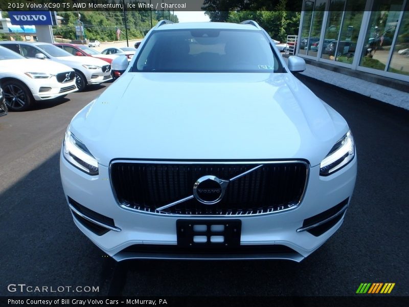 Ice White / Charcoal 2019 Volvo XC90 T5 AWD Momentum