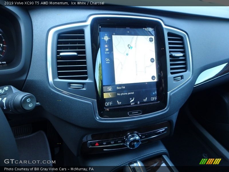 Ice White / Charcoal 2019 Volvo XC90 T5 AWD Momentum