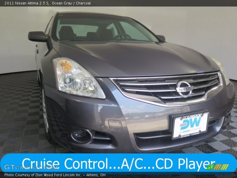 Ocean Gray / Charcoal 2011 Nissan Altima 2.5 S