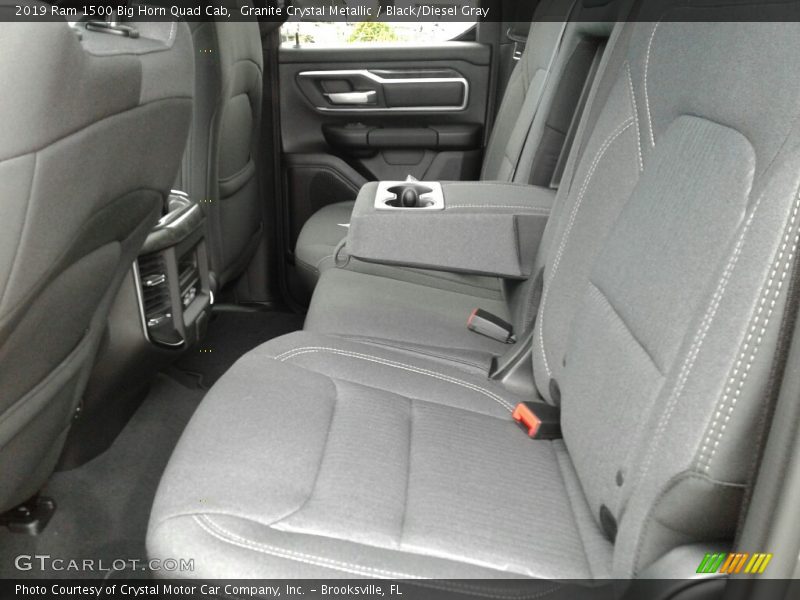 Granite Crystal Metallic / Black/Diesel Gray 2019 Ram 1500 Big Horn Quad Cab