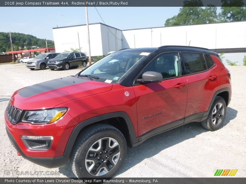 Redline Pearl / Black/Ruby Red 2018 Jeep Compass Trailhawk 4x4