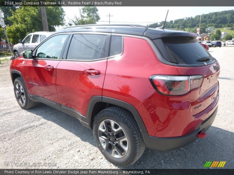Redline Pearl / Black/Ruby Red 2018 Jeep Compass Trailhawk 4x4