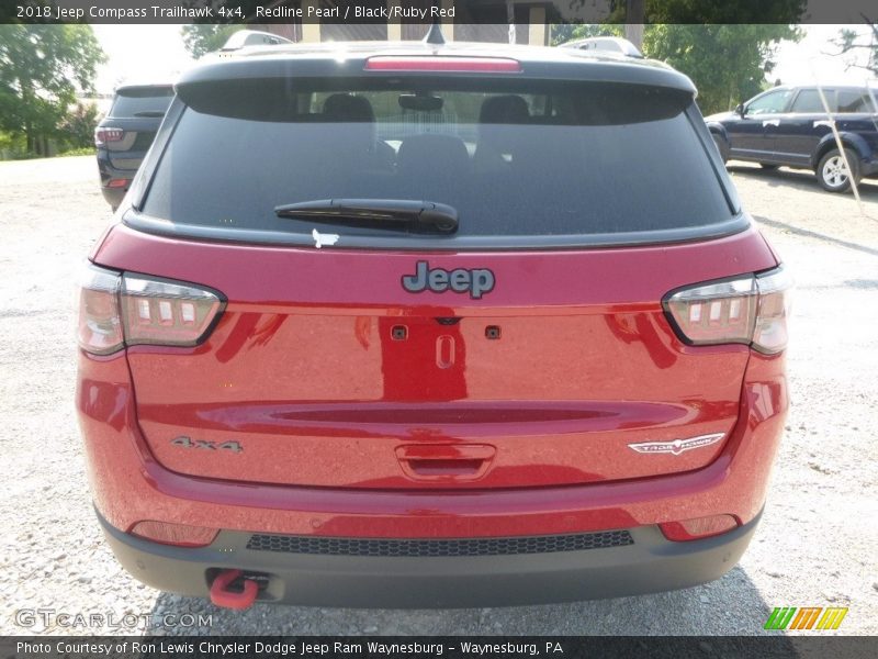 Redline Pearl / Black/Ruby Red 2018 Jeep Compass Trailhawk 4x4