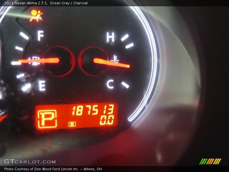 Ocean Gray / Charcoal 2011 Nissan Altima 2.5 S